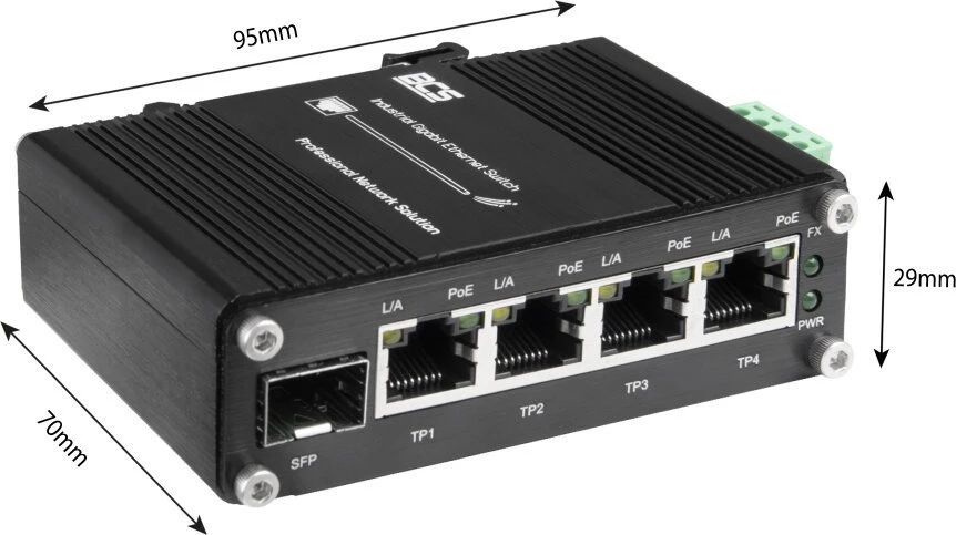 Šakotuvas Bcs Universal BCS-ISP04G-1SFP