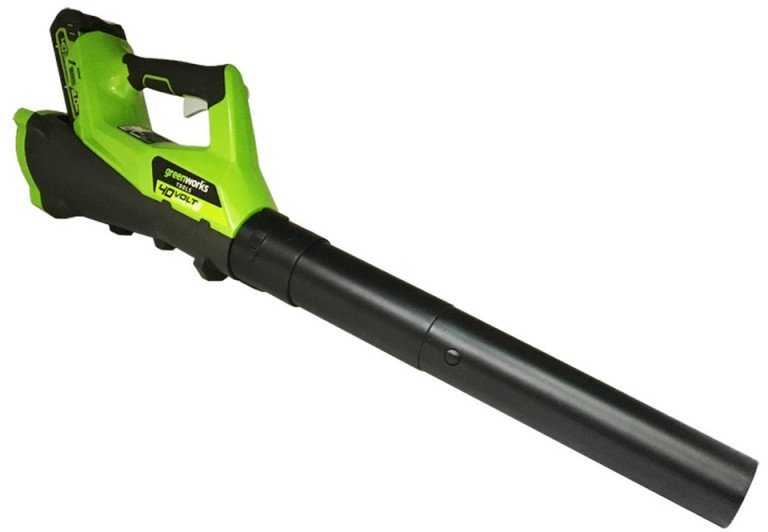 Akumuliatorinis lapų pūstuvas Greenworks G40ABK2II; 40 V; 1x2,0 Ah akum.