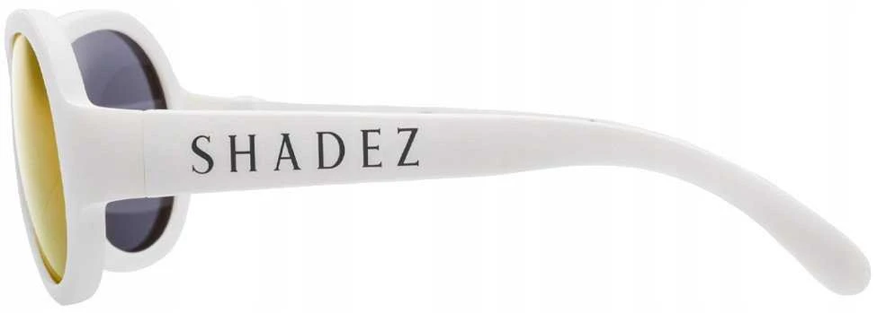 47 Brand 47 prekės ženklo SHADEZ Classic Baltas Teeny vaikiški akiniai nuo saulės 7-15 metų SHZ 12