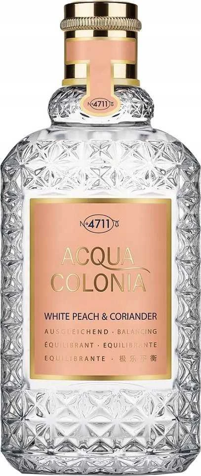 4711 Acqua Colonia Baltas Peach & Coriander EDC odekolonas unisex, 100 ml