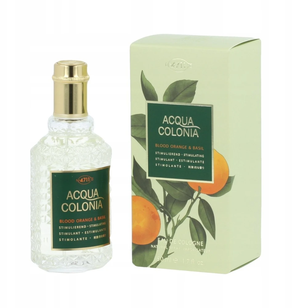 4711 Acqua Colonia Blood Oranžinis & Basil EDC odekolonas unisex, 50 ml