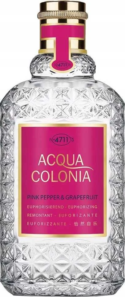4711 Acqua Colonia Rožinė Pepper & Grapefruit EDC odekolonas unisex, 100 ml