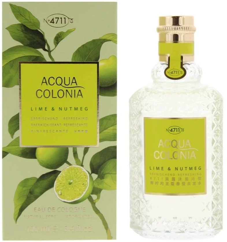 4711 Acqua Colonia Lime & Nutmeg EDC odekolonas unisex, 100 ml
