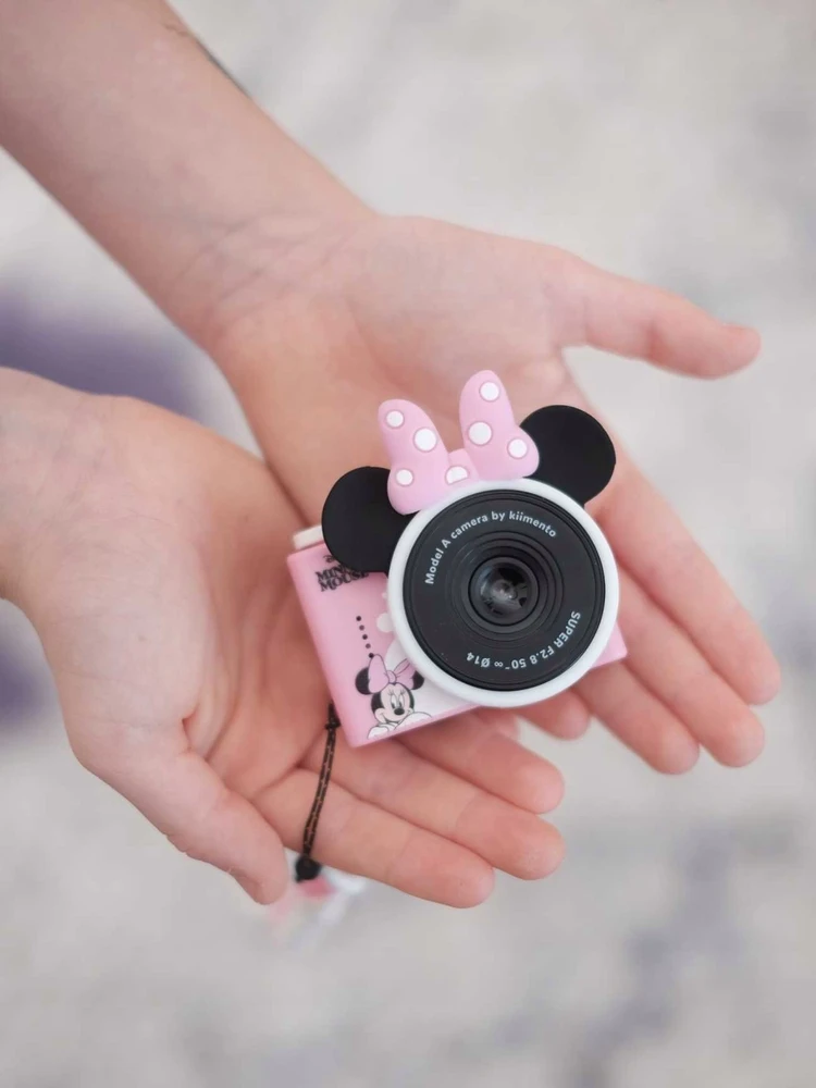 4Cv Mobile Skaitmeninis Aparat Dla Dzieci 48mp 720p + 32gb / Kiimento / Model A / Myszka Minnie Disney