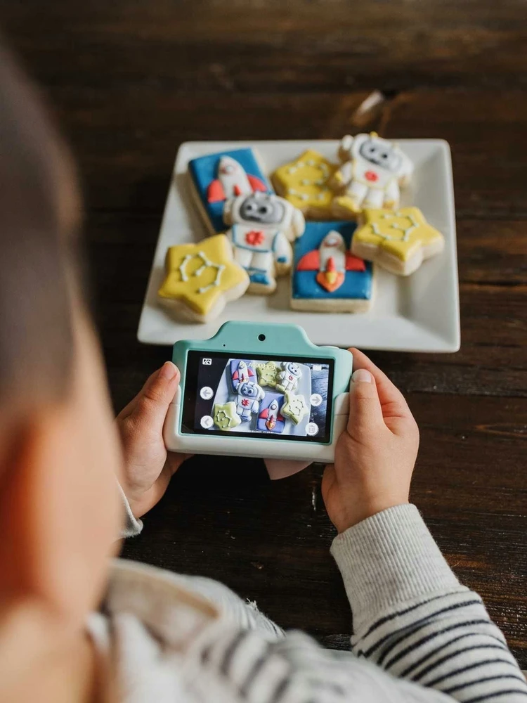 4CV Mobile Skaitmeninis Aparat Dla Dziecka 32mp 1080p 3'' Hd 2x Obiektyw Selfie + Karta 32gb / Model K / Sloth