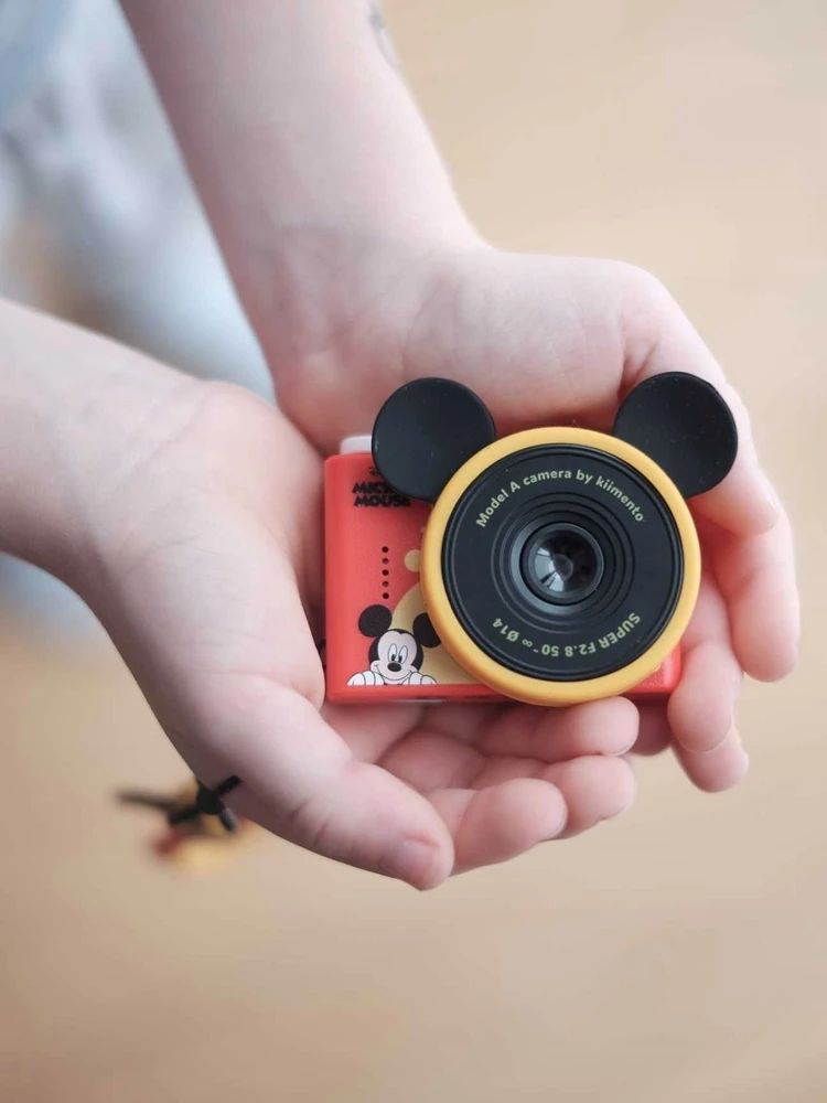 4Cv Mobile Skaitmeninis fotoaparatas vaikams 48MP 720p + 32GB / Kiimento / Modelis A / Pelytė Mickey Disney