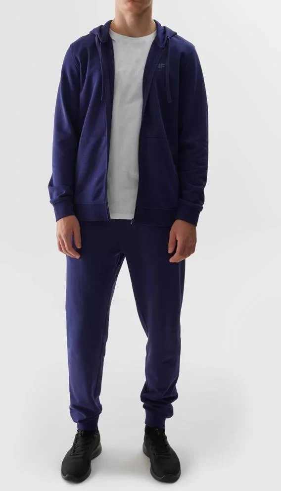 Bluza vyriška 4F M0951 tamsiai mėlyna 4FWSS24TSWSM0951 31S (L)