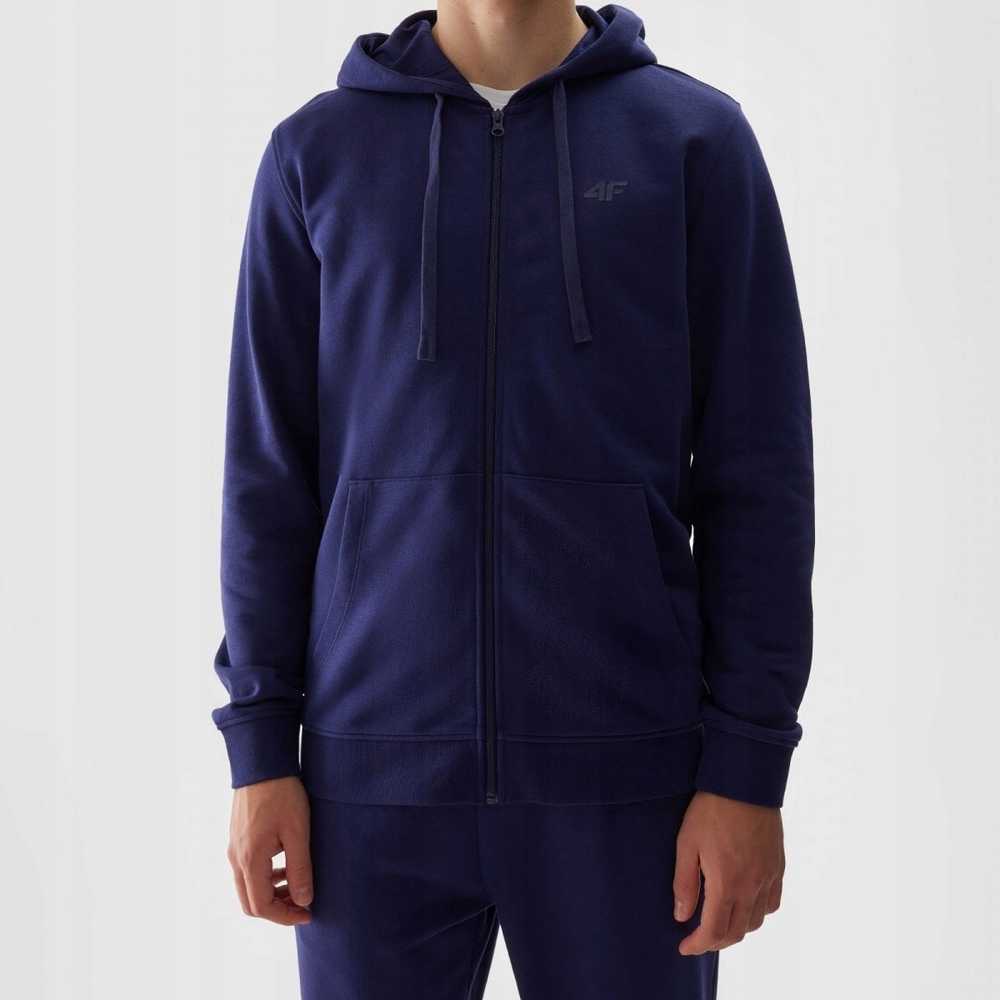 Bluza vyriška 4F M0951 tamsiai mėlyna 4FWSS24TSWSM0951 31S (L)