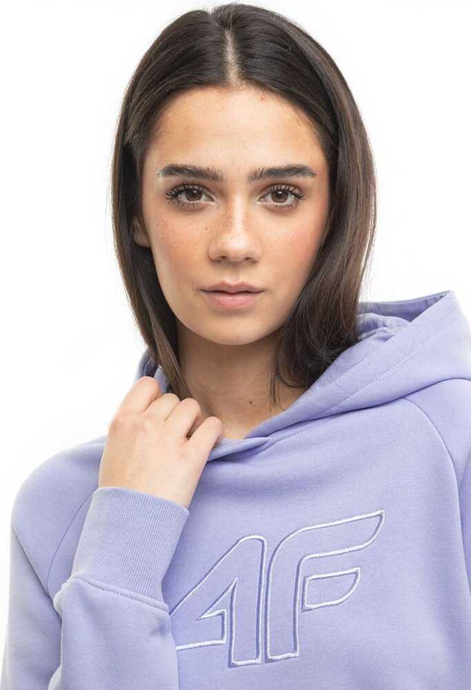 Bluza damska 4F F0765 jasny fiolet 4FAW23TSWSF0765 52S (M)