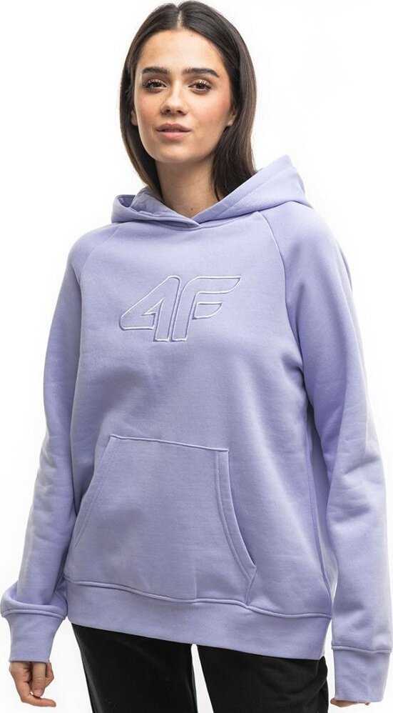 Bluza damska 4F F0765 jasny fiolet 4FAW23TSWSF0765 52S (L)