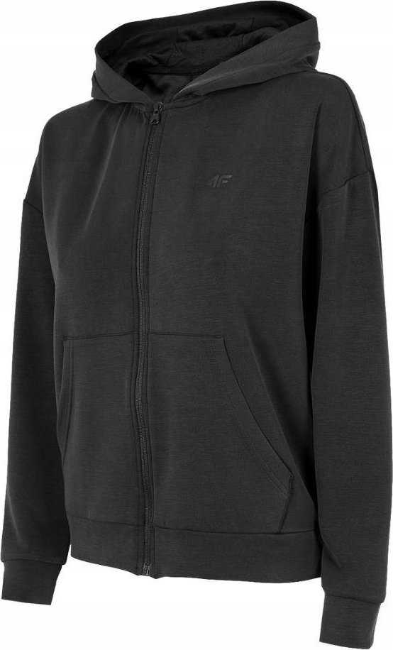 Bluza damska 4F tamsiai juoda H4Z22 BLD041 20S (L)