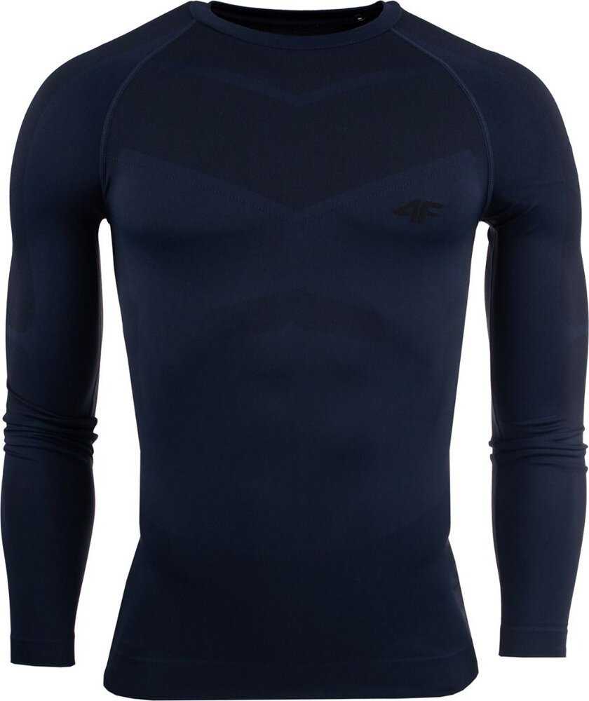 Bluza termoaktywna vyriška 4F M103 tamsiai mėlyna 4FAW23USEAM103 31S (L/XL)