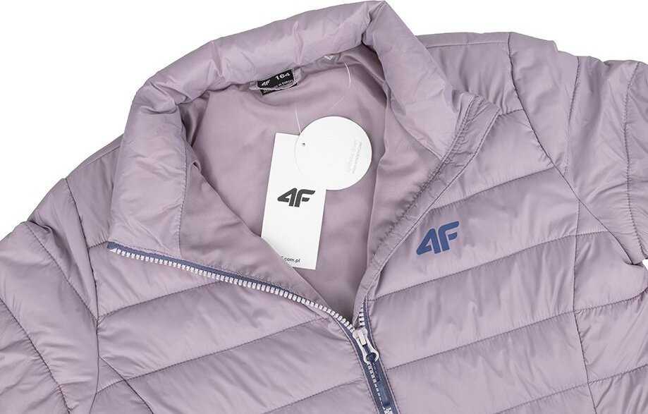 Striukė pikowana dla dziewczynki 4F jasny fiolet 4FJSS23TDJAF073 52S (122cm)