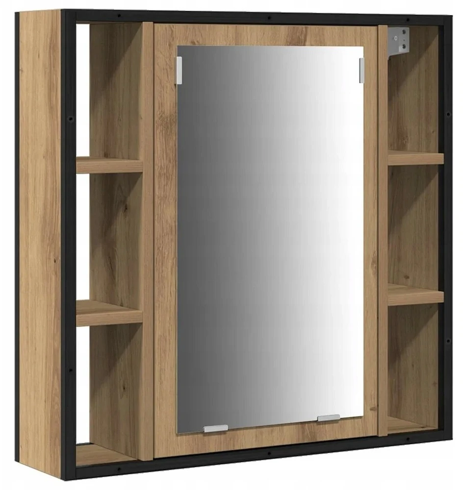 4Housedesign Vonios spintelės 3 vnt. Ruda 80 x 30 x 60 cm Apdirbta mediena