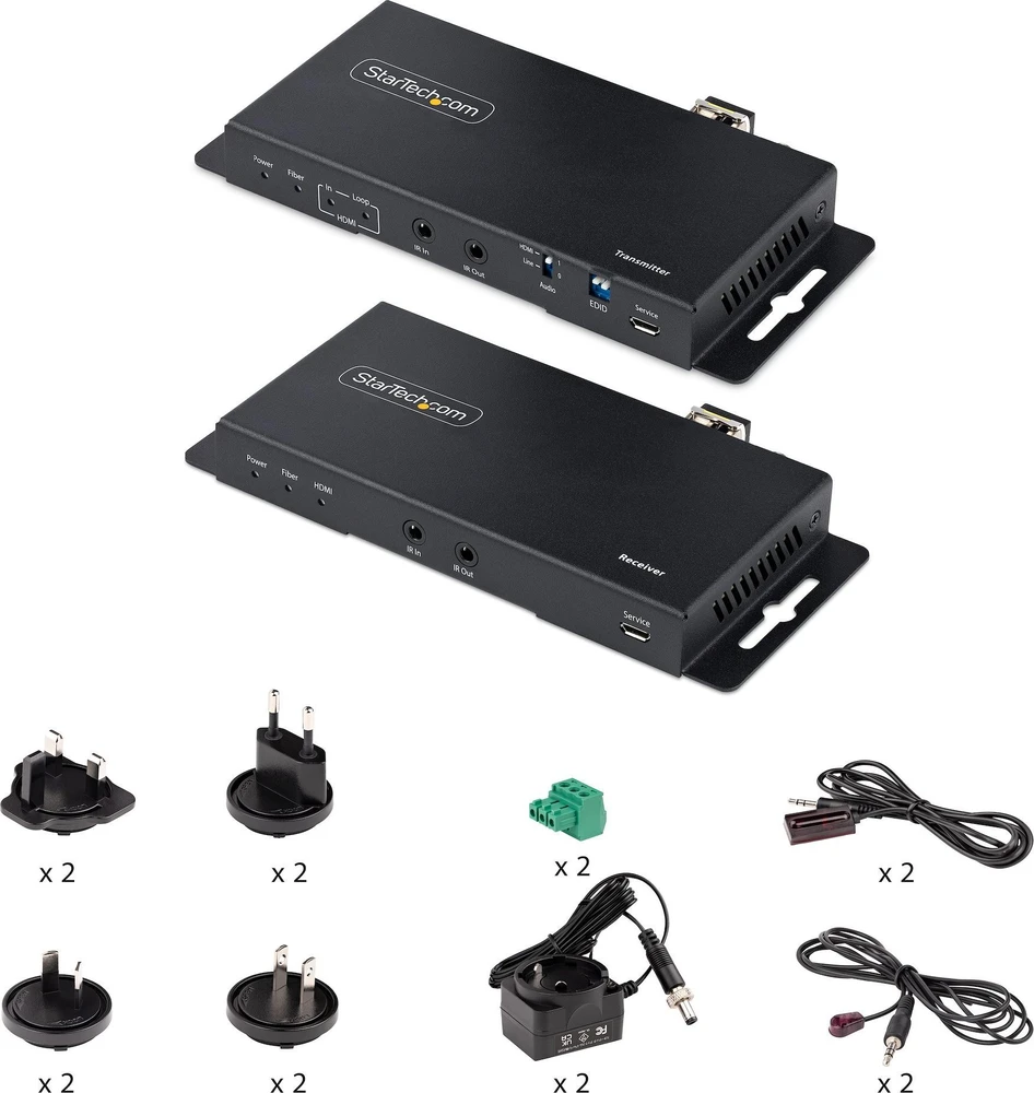 StarTech 4K 60HZ HDMI FIBER EXTENDER/.