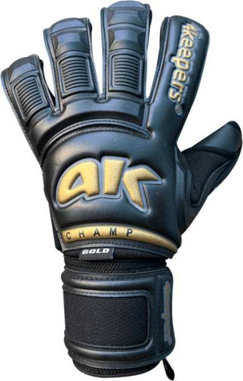 Vartininko pirštinės 4keepers Champ Gold Juodas VI RF2G, juodos