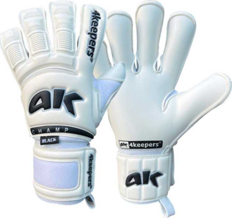 Vartininko pirštinės 4keepers Champ Juodas VI RF2G, baltos