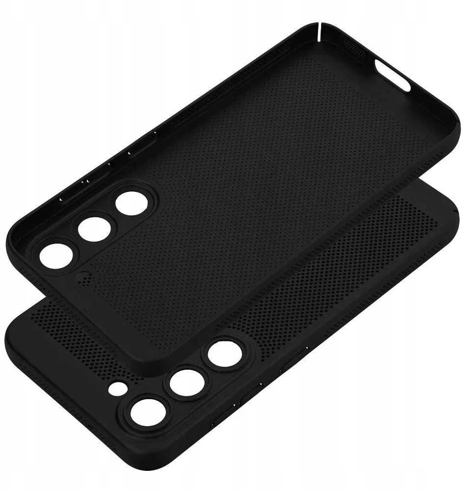 Oem BREEZY dėklas skirtas Samsung Galaxy S25 Edge juodos spalvos