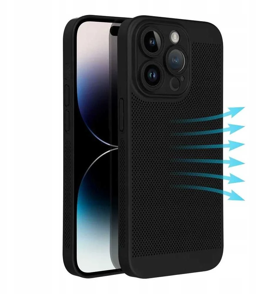 Oem BREEZY dėklas skirtas Samsung Galaxy S25 Edge juodos spalvos