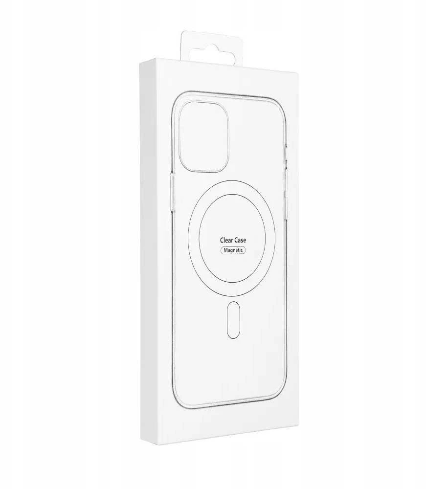 Oem CLEAR MAG COVER dėklas suderinamas su MagSafe skirtas Samsung Galaxy S22 Ultra skaidrus