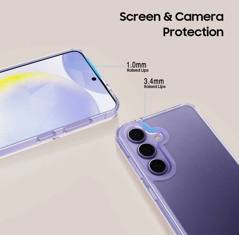 Dėklas „Tech-Protect Flexair Hybrid Galaxy S25 Edge“ skaidrus