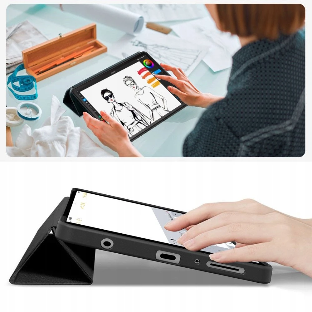 „Tech-Protect SC“ skirtas „Galaxy TAB A9 / A11 8.7 X110 / X115 / X133 / X135“ (juodas)