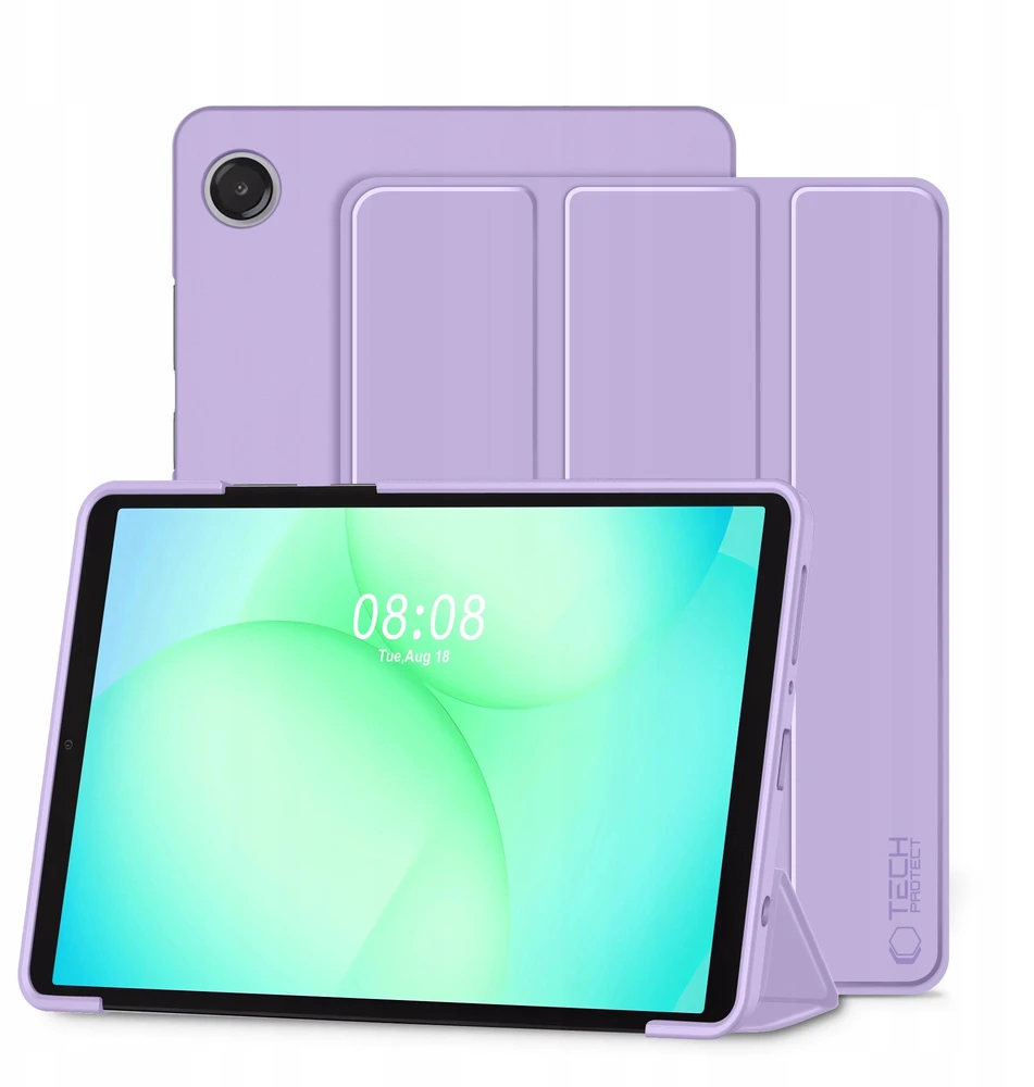 Tech Protect TechProtect SmartCase dėklas skirtas Samsung Galaxy Tab A9 / A11 8.7 X110 / X115 / X133 / X135 – violetinės spalvos