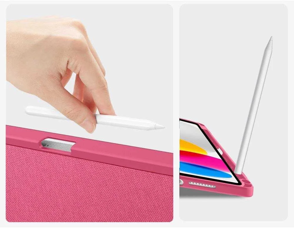 Tech-Protect SC Pen Canvas iPad 10.9” 10 / 2022 / 11” 11 / 2025 Case - Rožinė