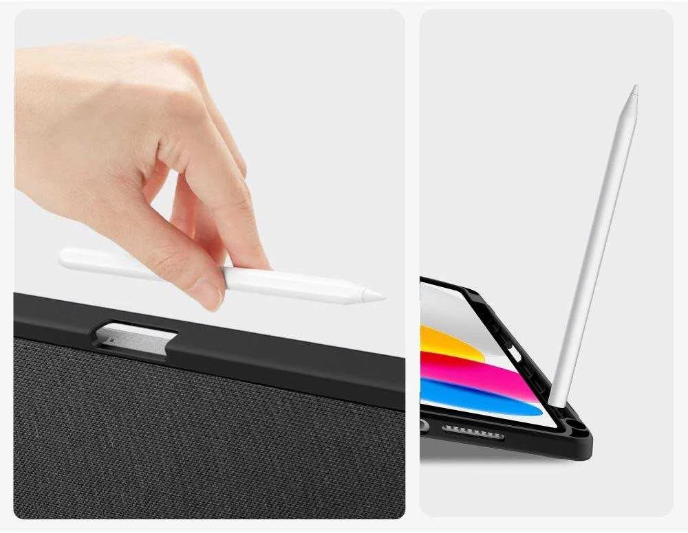 „Tech-Protect SC Pen Canvas“ dėklas iPad 10.9 colio planšetiniam kompiuteriui, 10 / 2022 / 11 colio planšetiniam kompiuteriui, 11 / 2025 - juodas