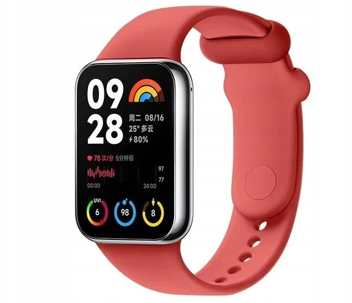 Devia apyrankė Deluxe Sport, skirta Xiaomi Mi Band 8 Pro / Redmi Watch 4, raudona