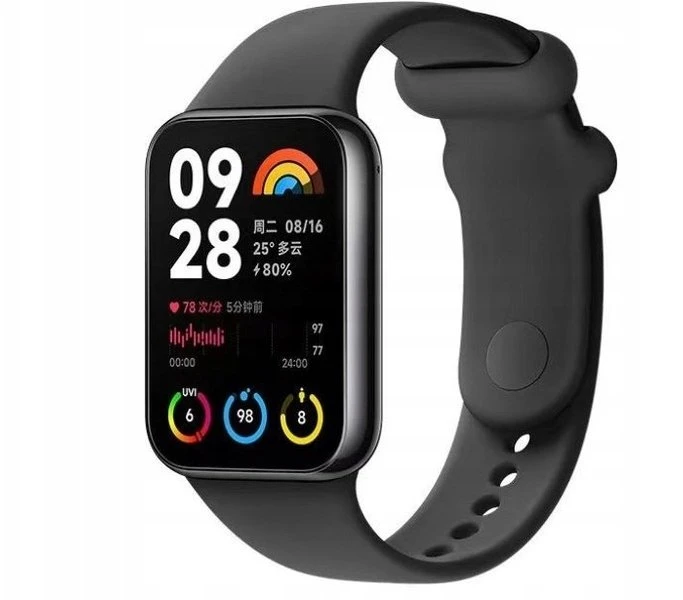 Devia apyrankė Deluxe Sport, skirta Xiaomi Mi Band 8 Pro/ Redmi Watch 4, juoda