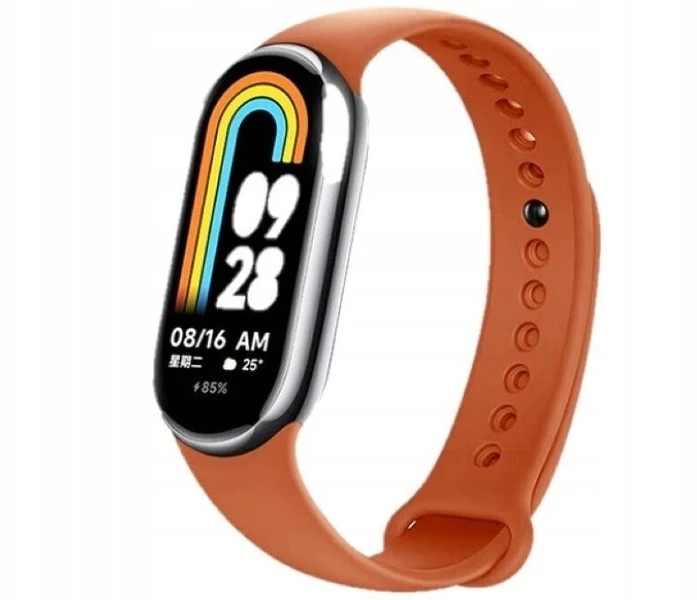 Devia apyrankė Deluxe Sport, skirta Xiaomi Mi Band 8 / Mi Band 9, oranžinė