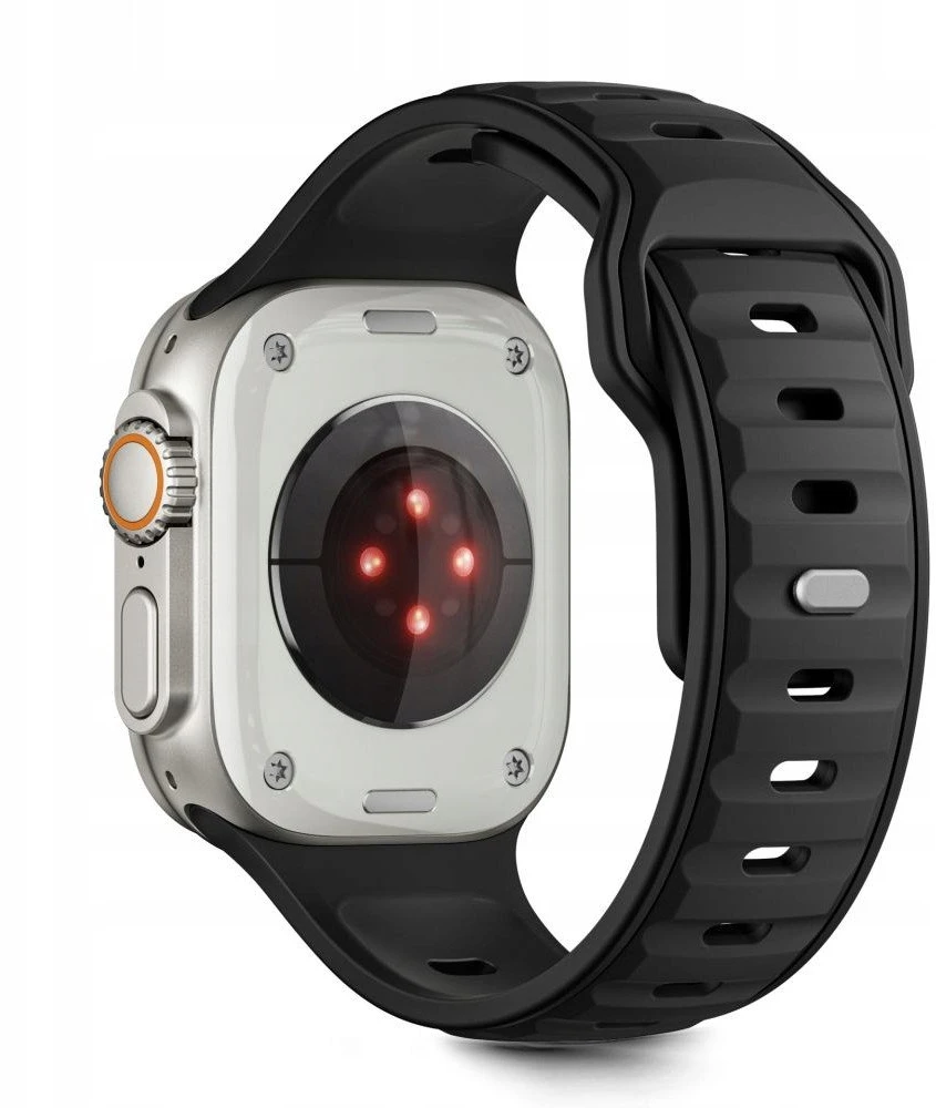 Tech-Protect IconBir Line apyrankė skirta Apple Watch 44 / 45 / 46 / 49 mm – juodos spalvos