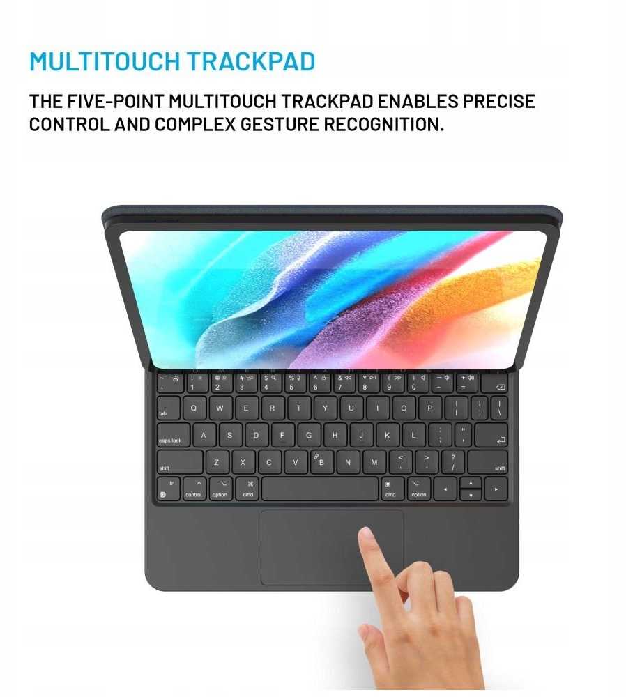 4Kom Fixed FIKSUOTAS „Apple iPad Pro 11" M4 2024“ juodo tipo dėklas