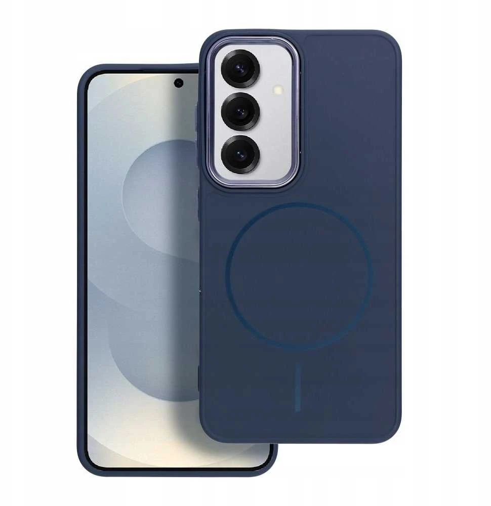 Oem FRAME MAG COVER dėklas suderinamas su MagSafe skirtas Samsung Galaxy A52 5G / A52 LTE ( 4G ) / A52s 5G mėlynos spalvos