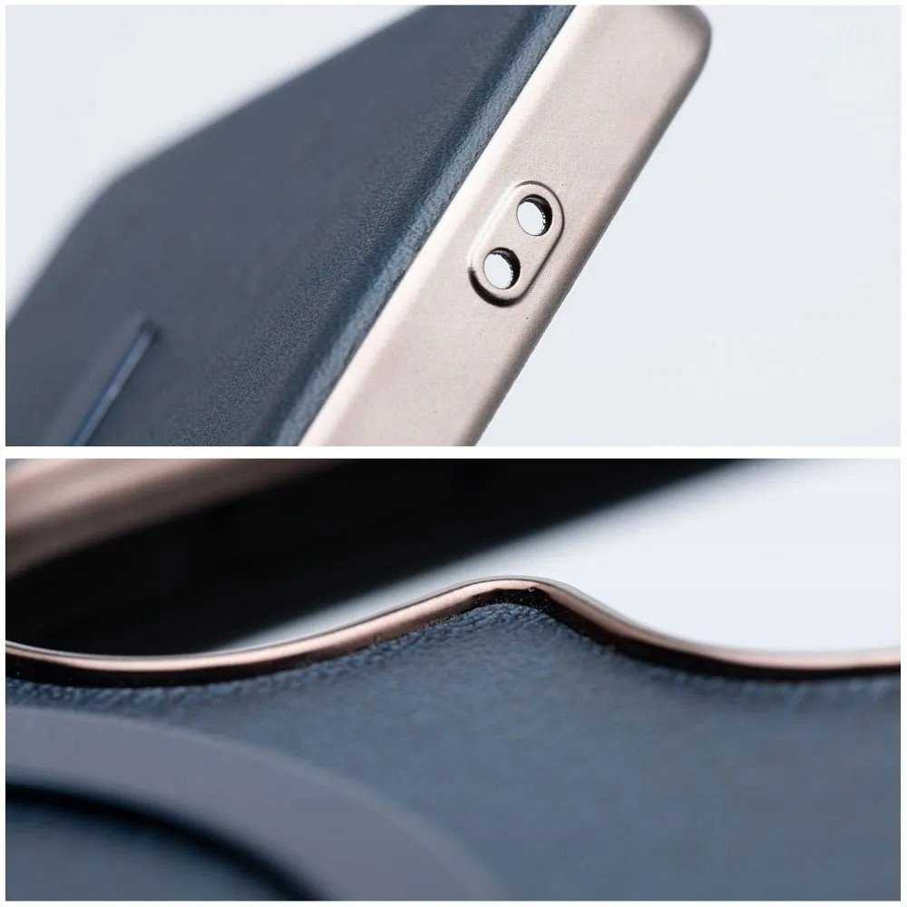 Oem GENTLEMAN MAG COVER dėklas suderinamas su MagSafe skirtas Samsung Galaxy A36 mėlynos spalvos