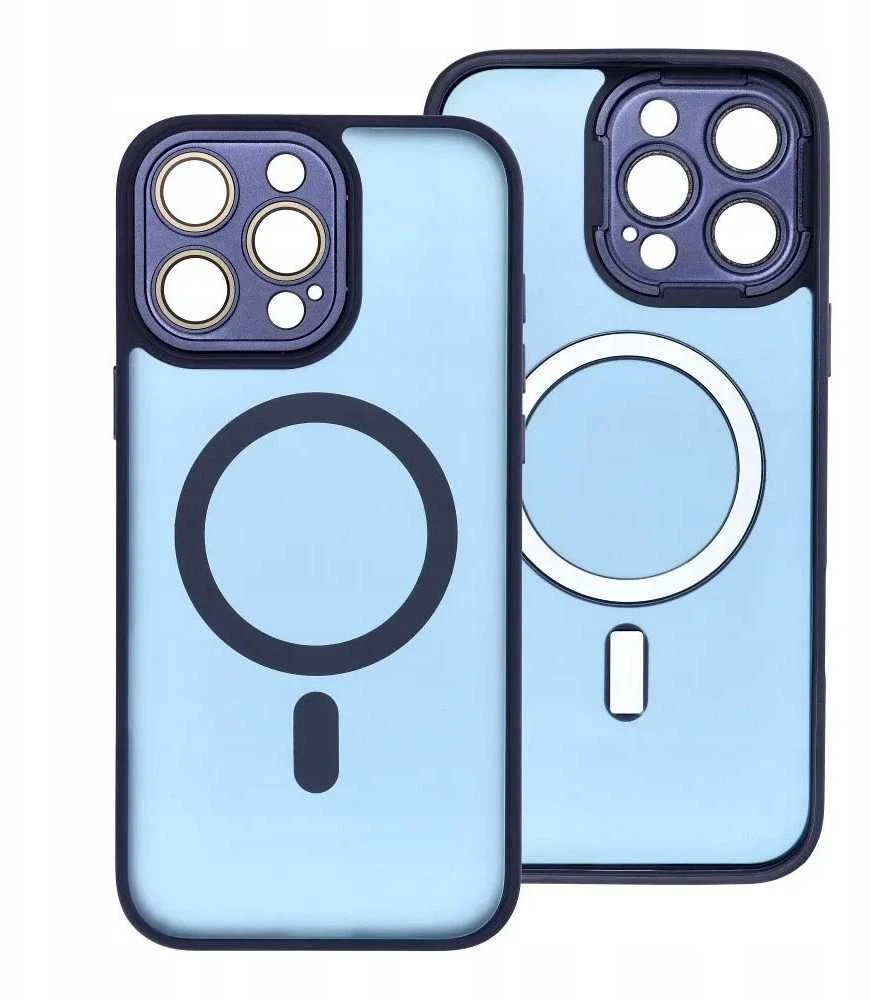 OEM dėklas, skirtas iPhone 12 MINI, Variete Mag Cover, suderinamas su MagSafe, tamsiai mėlynas