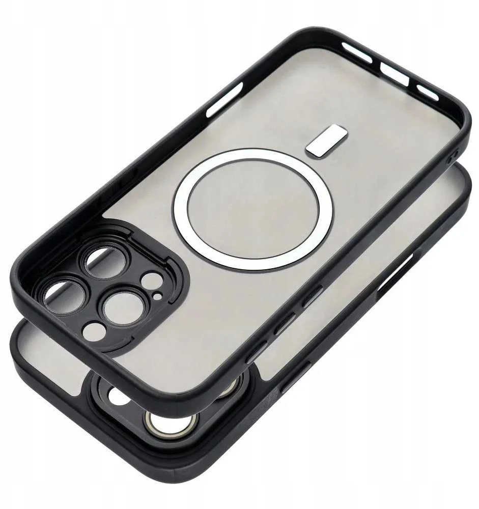 OEM dėklas, skirtas iPhone 14 PRO MAX, Variete Mag Cover, suderinamas su MagSafe juodas