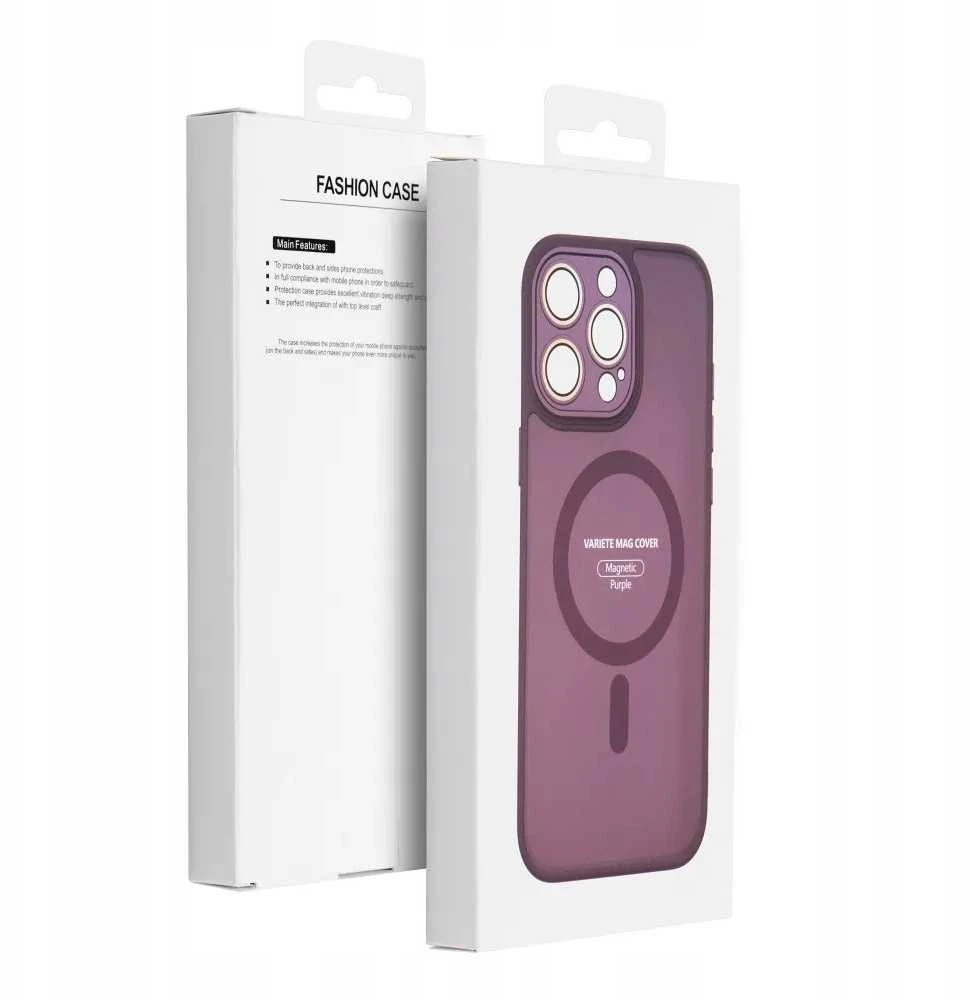 Oem VARIETE MAG COVER dėklas suderinamas su MagSafe skirtas Samsung Galaxy S25 ULTRA violetinės spalvos