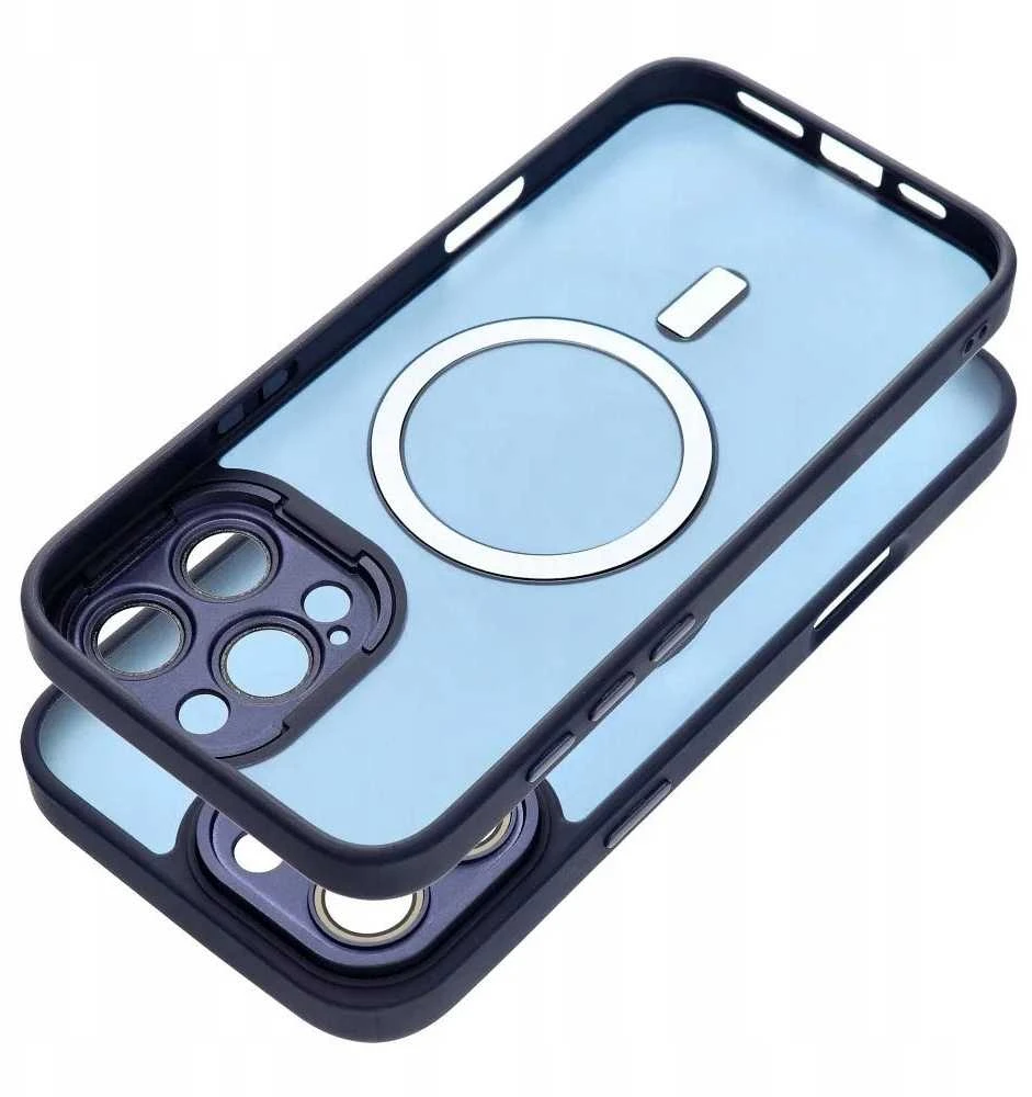 OEM dėklas, skirtas iPhone 12 MINI, Variete Mag Cover, suderinamas su MagSafe, tamsiai mėlynas