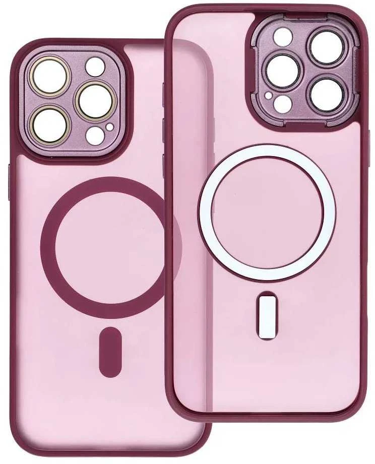 OEM dėklas, skirtas iPhone 13, Variete Mag dėklas, suderinamas su MagSafe violetine