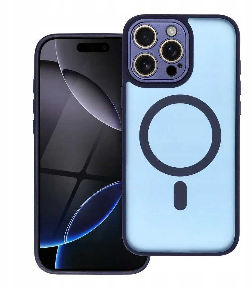 OEM dėklas, skirtas iPhone 13 MINI, Variete Mag Cover, suderinamas su MagSafe, tamsiai mėlynas