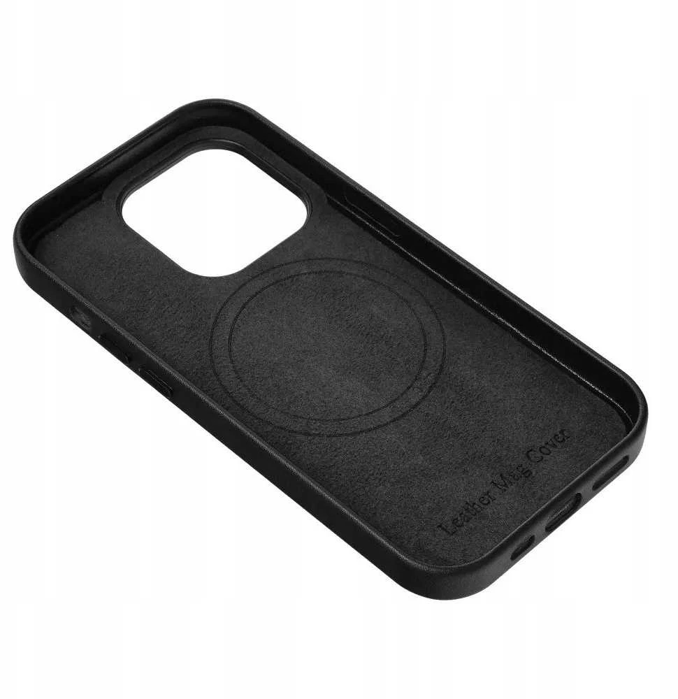 Oem LEATHER MAG COVER dėklas skirtas Samsung Galaxy S25 PLUS juodos spalvos