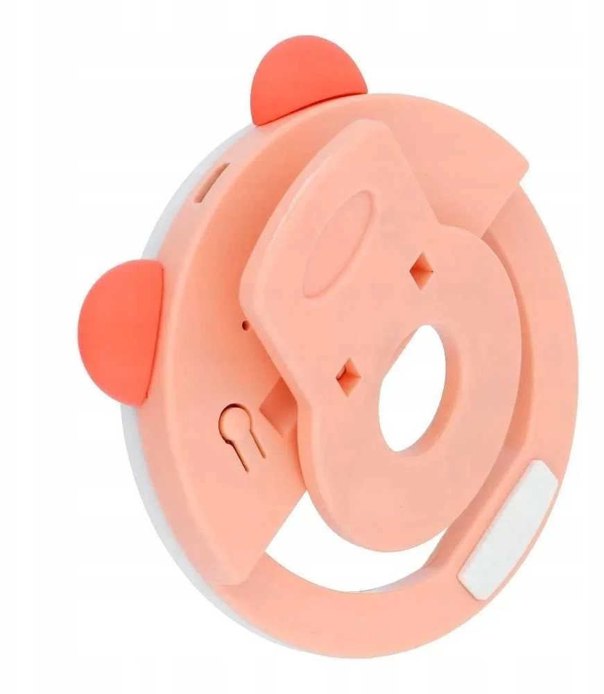 OEM LED šviesos žiedas asmenukėms mobiliajame telefone RK12 oranžinis meškiukas