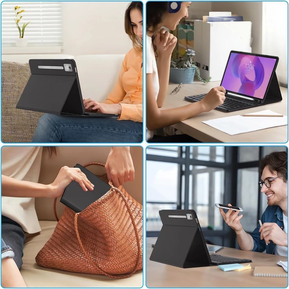 „Tech-Protect SC“ rašiklio dėklas, skirtas „Lenovo Idea Tab Pro / Pro Mt 12.7 TB-373“ - Juodas