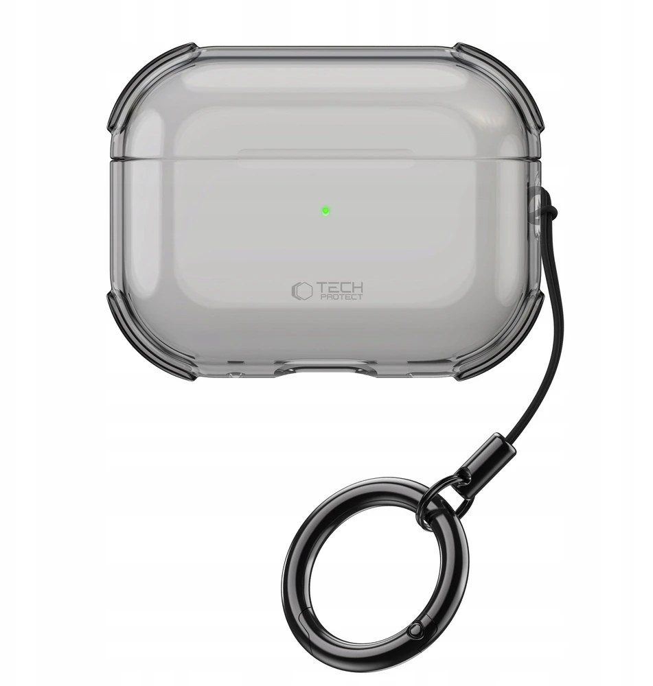 „Tech-Protect“ atšokantis dėklas, skirtas „AirPods Pro 3“ – permatomas