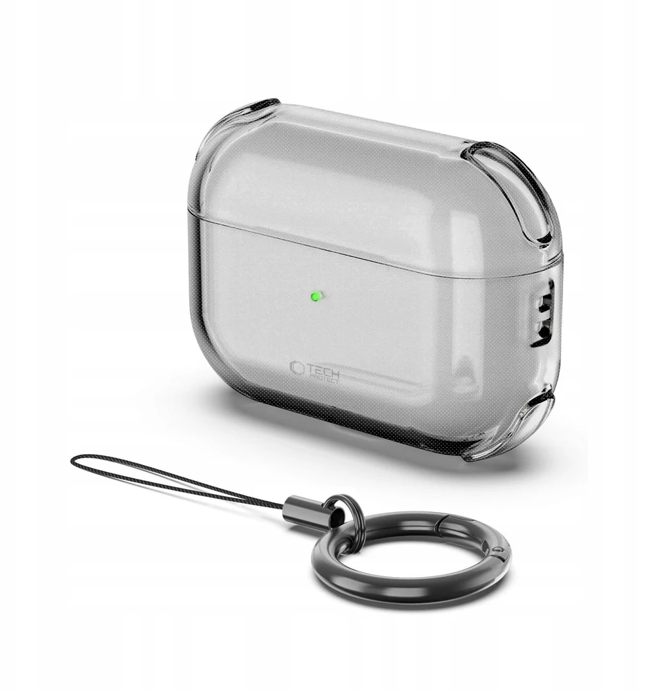 „Tech-Protect“ atšokantis dėklas, skirtas „AirPods Pro 3“ – permatomas