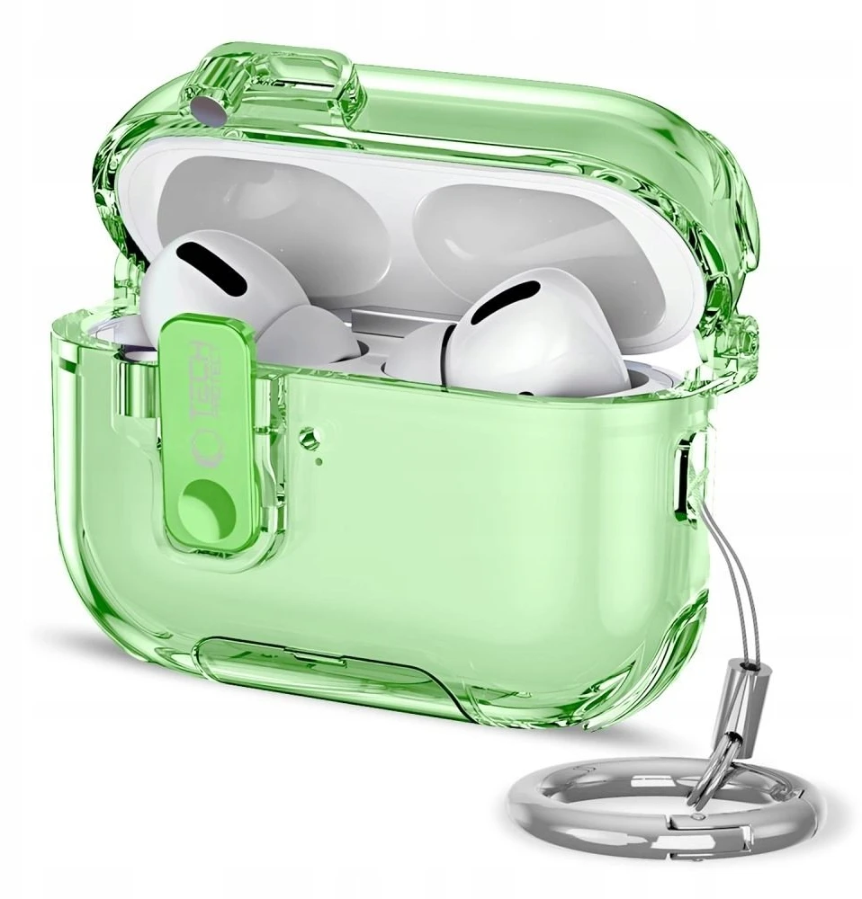 Dėklas Tech-Protect Bounce Pro Apple AirPods Pro 3 MATCHA Žalias