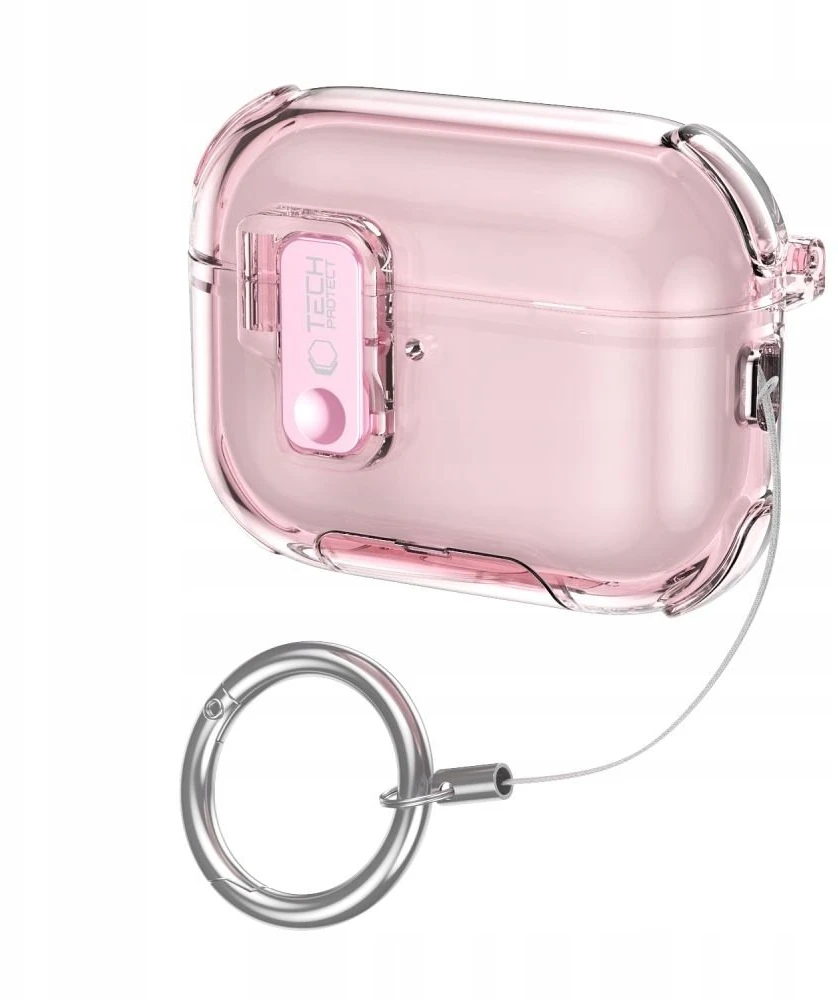 Dėklas Tech-Protect Bounce Pro Apple AirPods Pro 3 rožinės spalvos