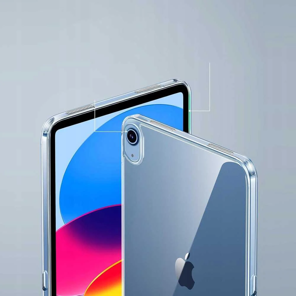 „Tech-Protect FlexAir“ hibridinis dėklas, skirtas „iPad 10.9“ 10 / 2022 / 11“ 11 / 2025 – skaidrus